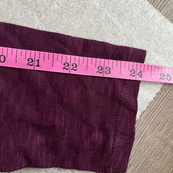 [L]Horny Toad Deep Purple Oblique V Neck Long Sleeve T-Shirt Tee Womens Turkey - Picture 6 of 7